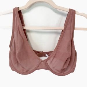 NWOT Old Navy 32D Mesh Bra Mauve Pink
